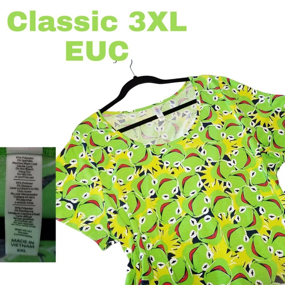 Classic tee Kermit Muppets Lularoe Disney